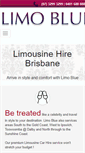 Mobile Screenshot of limoblue.com.au